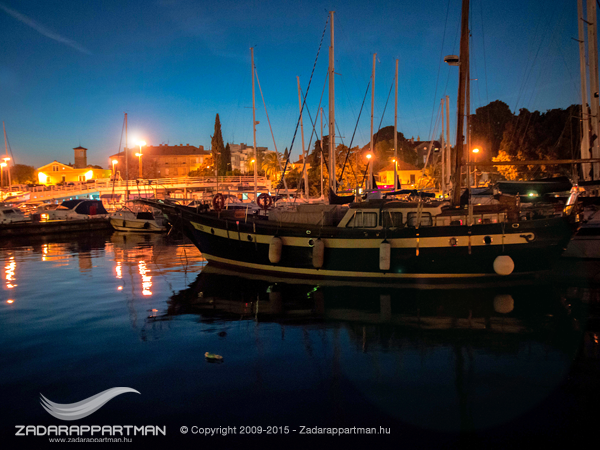 zadar éjszaka